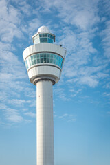 control tower at Amsterdam airport