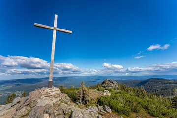 Gro&szlig;er Arber Gipfelkreuz | Berg | Berge | Der K&ouml;nig im Bayerischen Wald | Urlaub | Tourismus