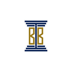 bb logo design vector icon