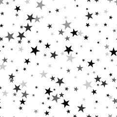 Scandinavian seamless pattern with stars.