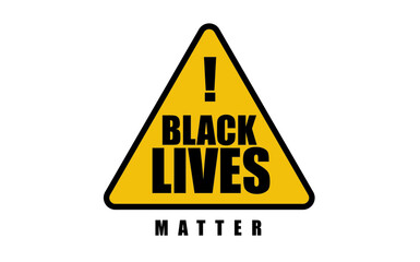 Obraz premium Black Lives Matter stamp message in vector illustration.