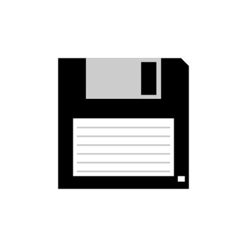 black floppy disk