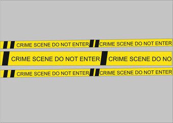 Crime scene do not enter