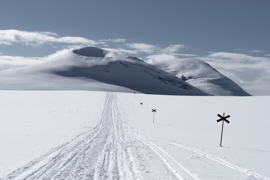 Dreamy winter landscape.