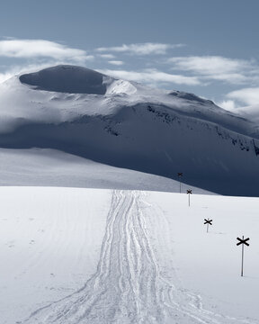 Dreamy winter landscape.