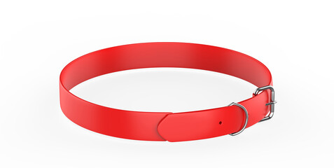 belts isolated on white background. Element of clothing design. 3d illustration 