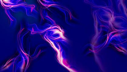 abstract light effect on blue background. Geometric light