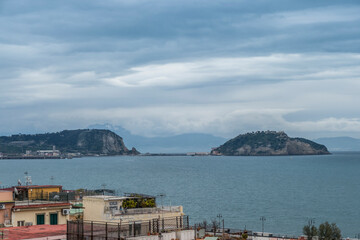 Nisida island in the Gulf of Naples