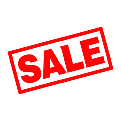 red sale stamp