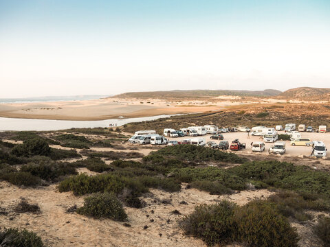 Wildcampen am Praia do Bordeira