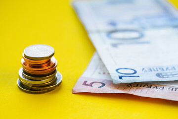 paper money and coins of Belarus after denomination, currency of different countries