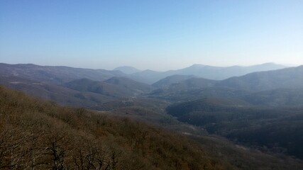panorama of the mountains