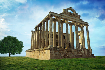 Fototapeta premium templo diana de merida