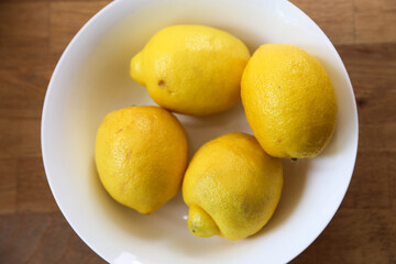 Amalfi Sfusato lemons in bowl