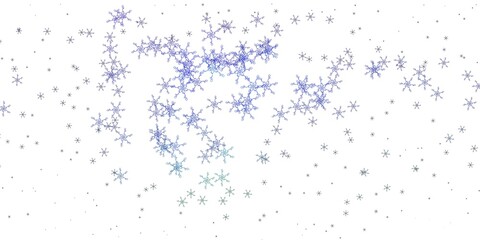 Light Multicolor vector pattern with curved lines.