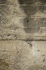 Textured stone wall