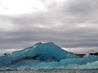 Fototapeta na wymiar Gletscherlagune joekulsarlon auf Island