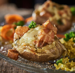 pomme de terre farcie végétariennes