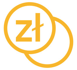 The Złoty currency symbol