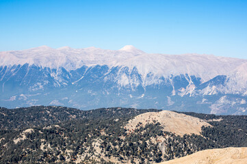 Panoramic view from the peak of Tahtali
