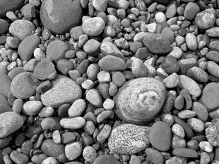 Rocks on Lake Superior Beach