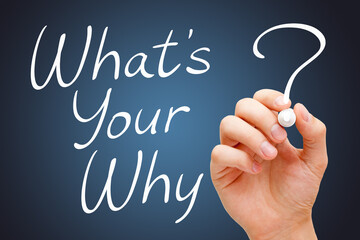 Handwritten Existential Question What Is Your Why
