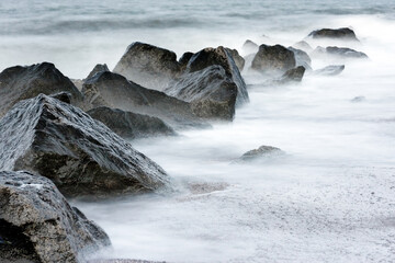 Boulders in Surf