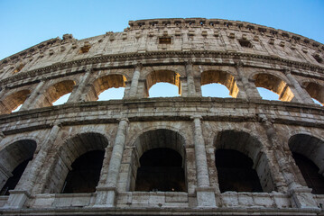 Ruins of the Roman Coliseum Italy