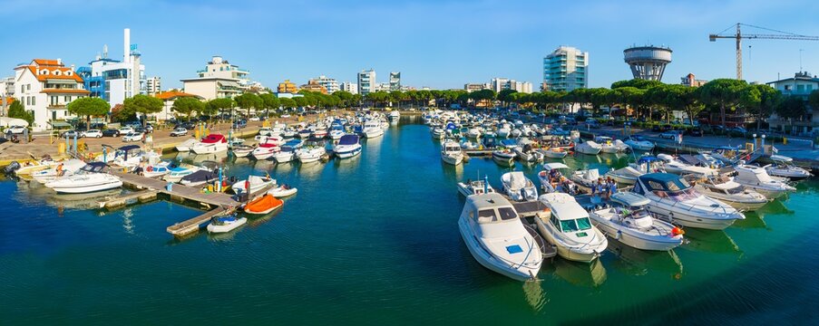 Yacht Boats Parking Dock || Lignano Sabbiadoro Marina , Italy