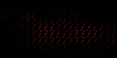 Dark Green, Red vector template with esoteric signs.