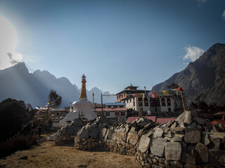 Tengboche Monastery in Everest Base Camp trek in Nepal