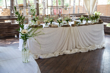 wedding table decoration