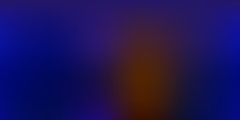 Dark Blue, Yellow vector blurred template.