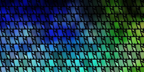 Fototapeta premium Light Blue, Green vector pattern with polygonal style.