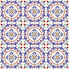 Seamless colorful pattern in turkish style. Vintage decorative elements. Hand drawn background. Islam, Arabic, Indian, ottoman motifs. Perfect for printing on fabric, ceramic tile or paper. Vector