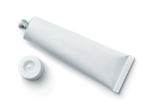 Open blank cosmetic tube