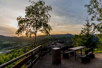 Abendstimmung im Thüringer Wald genießen - Thüringer Wald / Thüringen / Deutschland