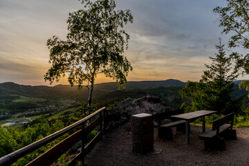 Abendstimmung im Thüringer Wald genießen - Thüringer Wald / Thüringen / Deutschland