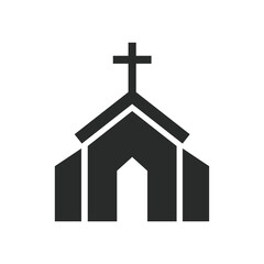 church icon vector design illustration