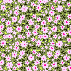 Elegant floral pattern in small white flower. Liberty style. Floral seamless background for fashion prints. Ditsy print. Seamless vector texture. Spring bouquet.