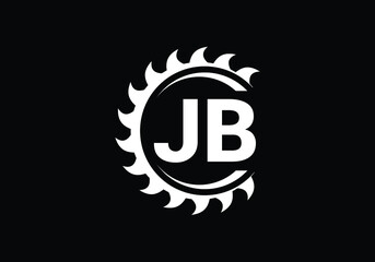 Initial Monogram Letter J B Logo Design Vector Template. JB Letter Logo Design 