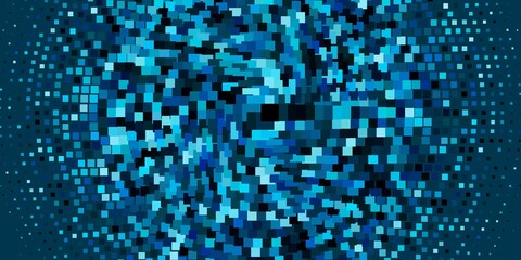 Light BLUE vector background in polygonal style. New abstract illustration with rectangular shapes. Design for your business promotion.