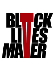 Logo Black Lives Matter  Gerechtigkeit Kampf