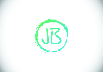 Initial Monogram Letter J B Logo Design Vector Template. JB Letter Logo Design 
