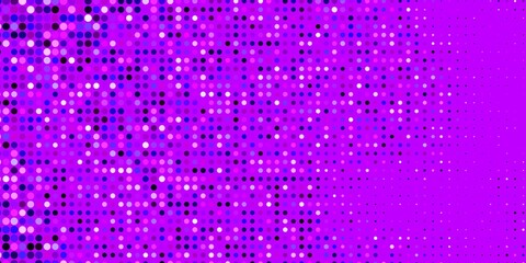 Light Purple, Pink vector backdrop with dots. Abstract illustration with colorful spots in nature style. Design for your commercials.