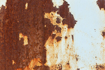 rusty textured metal sheet