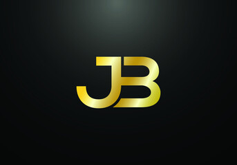 Initial Monogram Letter J B Logo Design Vector Template. JB Letter Logo Design 