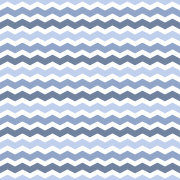 Seamless Pattern With Blue Chevron