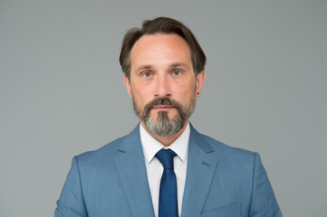 barbershop hair care. well groomed male. perfect beard and moustache. serious mature man in shirt. confident office worker. skilled and professional. businessman has charisma. Good deal