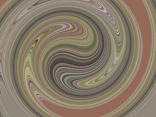 Rotating liquid coffee and chocolate cream background texture, abstract swirl